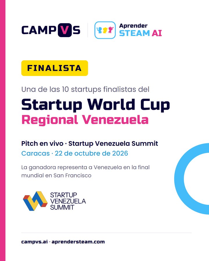 Campvs, finalista del Startup World Cup Regional Venezuela 2026